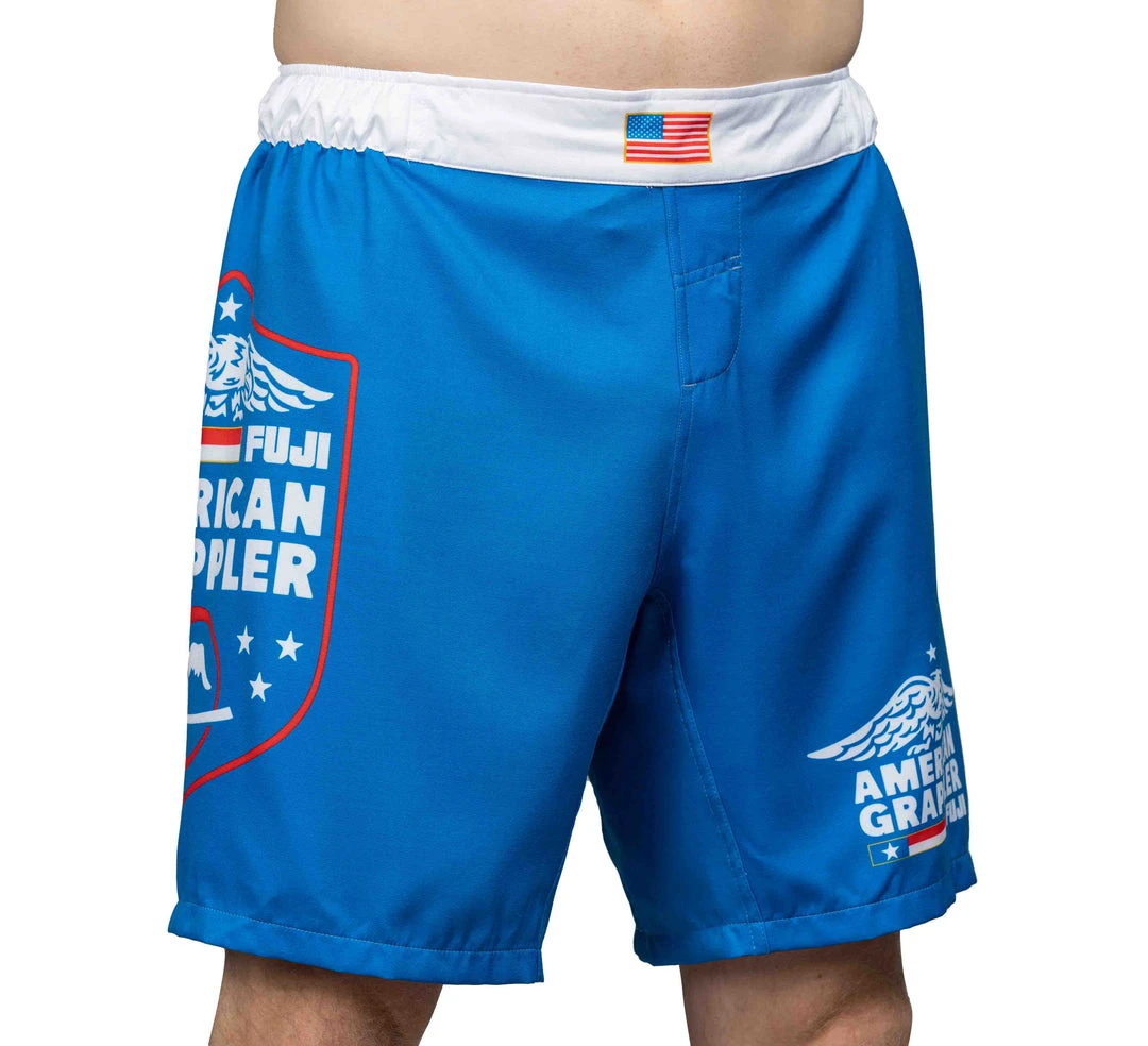IMatt Sportswear American Grappler Shorts Blue Jiu Jitsu 6 IMatt Sportswear American Grappler Shorts Blue Jiu Jitsu