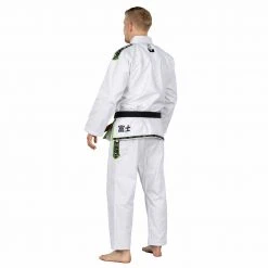 Deelux Kassen 3.0 BJJ Gi White/Green 7 Deelux Kassen 3.0 BJJ Gi White/Green