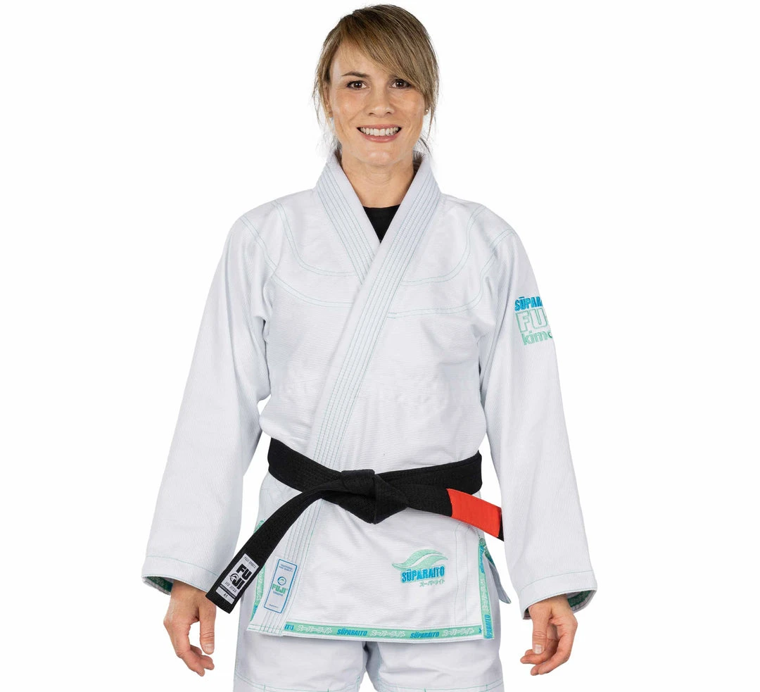 BFCM Suparaito Womens BJJ Gi Teal Jiu Jitsu BFCM Suparaito Womens BJJ Gi Teal Jiu Jitsu