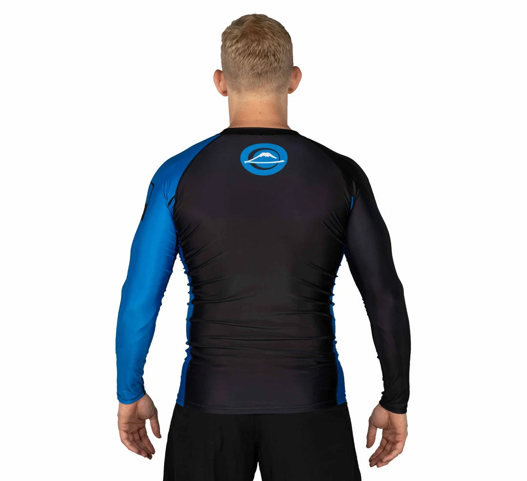 Blowout Mount Long Sleeve Rashguard Blue 9 Blowout Mount Long Sleeve Rashguard Blue