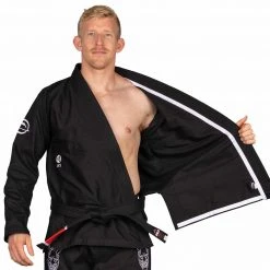 Deelux Suparaito BJJ Gi Dark Arts Edition Black Jiu Jitsu 19 Deelux Suparaito BJJ Gi Dark Arts Edition Black Jiu Jitsu