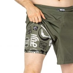 BFCM Ultimate Grappling Shorts Military Green 17 BFCM Ultimate Grappling Shorts Military Green