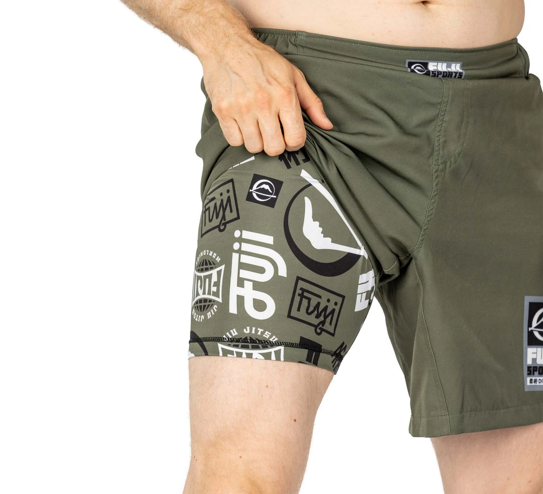 BFCM Ultimate Grappling Shorts Military Green 9 BFCM Ultimate Grappling Shorts Military Green