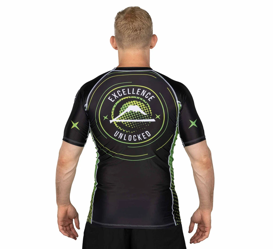 Blowout Gamer Series Short Sleeve Rashguard Green Outlet 9 Blowout Gamer Series Short Sleeve Rashguard Green Outlet