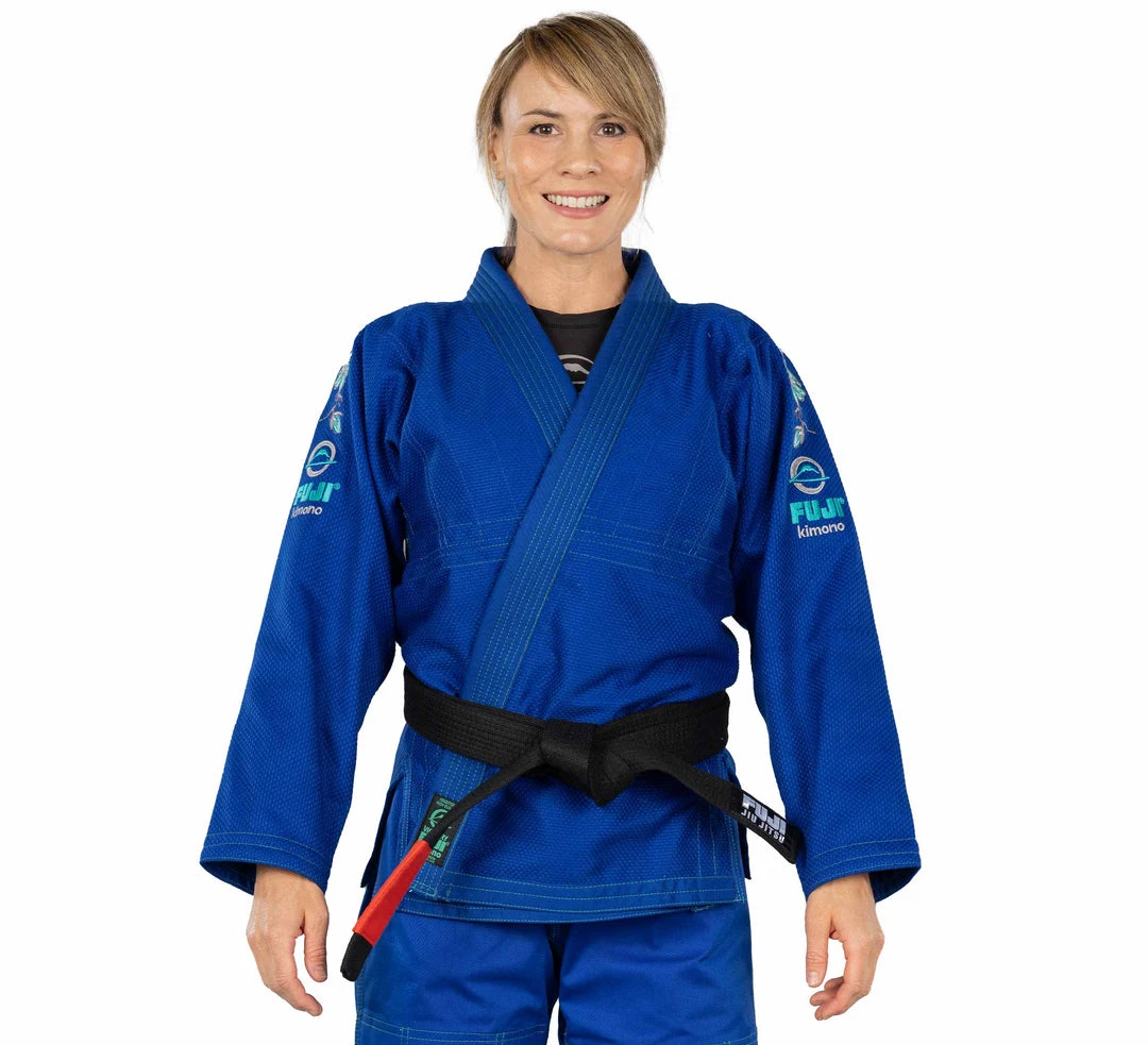 BFCM Blossom Womens Jiu Jitsu Gi Blue 1 BFCM Blossom Womens Jiu Jitsu Gi Blue