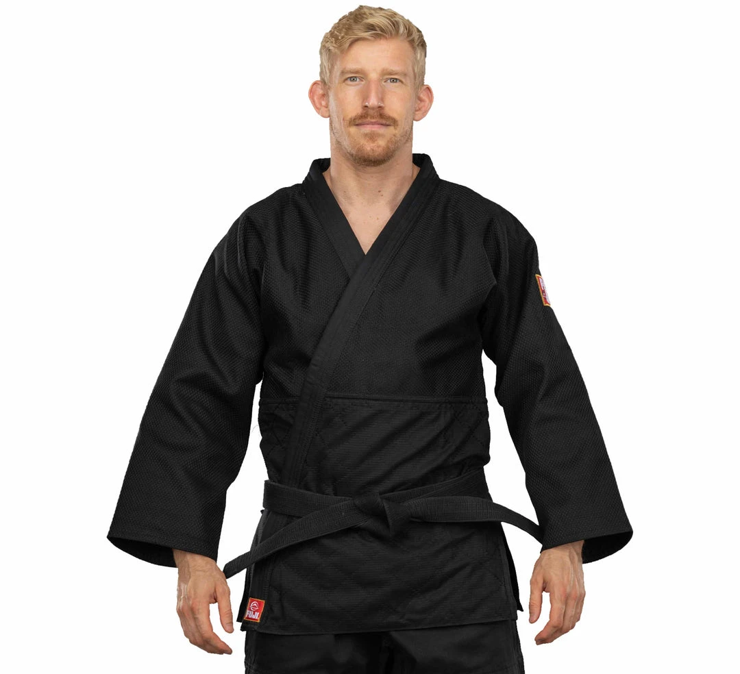 Deelux Euro Competition Judo Gi Black 2 Deelux Euro Competition Judo Gi Black
