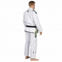 Deelux Kassen 3.0 BJJ Gi White/Green 8 Deelux Kassen 3.0 BJJ Gi White/Green
