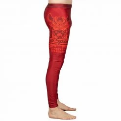 IMatt Sportswear Never Surrender Grappling Spats Red Jiu Jitsu