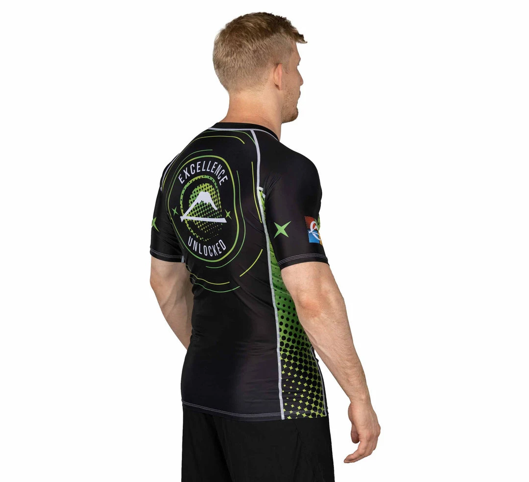 Blowout Gamer Series Short Sleeve Rashguard Green Outlet 6 Blowout Gamer Series Short Sleeve Rashguard Green Outlet
