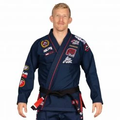 Deelux Sports Suparaito BJJ Gi XTR Edition Navy Jiu Jitsu