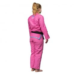 Deelux Suparaito Women's BJJ Gi Pink Blue