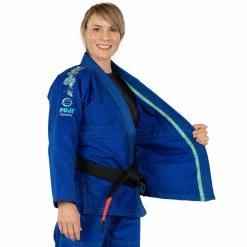 BFCM Blossom Womens Jiu Jitsu Gi Blue 19 BFCM Blossom Womens Jiu Jitsu Gi Blue