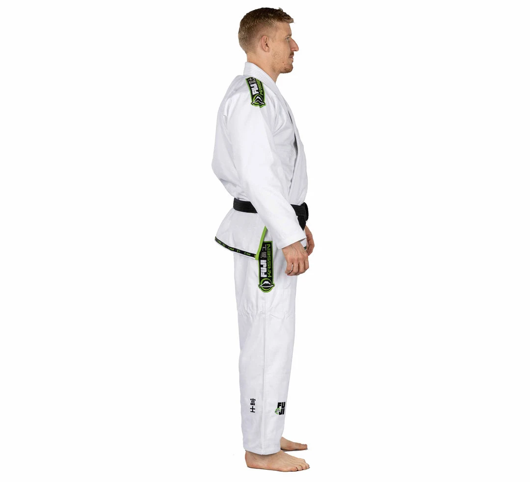 Deelux Kassen 3.0 BJJ Gi White/Green Deelux Kassen 3.0 BJJ Gi White/Green