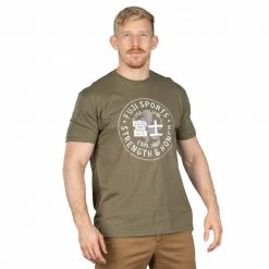 Graphic Ink Strength & Honor T-Shirt Green 6 Graphic Ink Strength & Honor T-Shirt Green