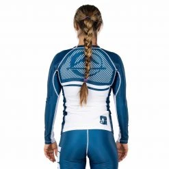 BFCM Script Women's Long Sleeve Rashguard Blue Jiu Jitsu 11 BFCM Script Women's Long Sleeve Rashguard Blue Jiu Jitsu