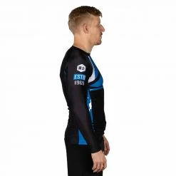 Blowout Mount Long Sleeve Rashguard Blue 12 Blowout Mount Long Sleeve Rashguard Blue