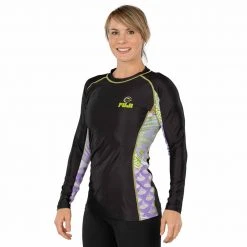 BFCM Kimono Womens Long Sleeve Rashguard Green 9 BFCM Kimono Womens Long Sleeve Rashguard Green