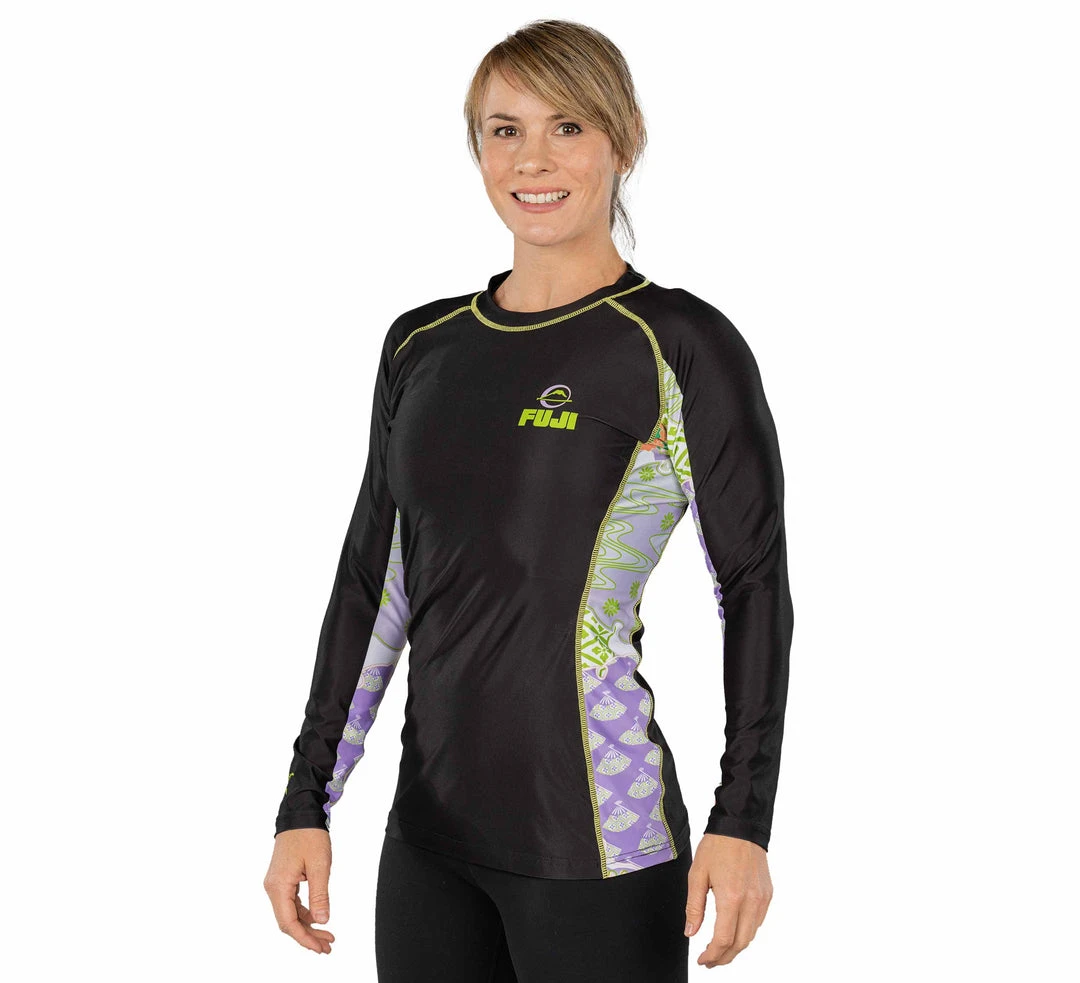 BFCM Kimono Womens Long Sleeve Rashguard Green 3 BFCM Kimono Womens Long Sleeve Rashguard Green