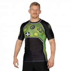 Blowout Gamer Series Short Sleeve Rashguard Green Outlet 12 Blowout Gamer Series Short Sleeve Rashguard Green Outlet