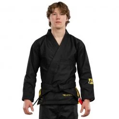 Deelux Ultra Lite BJJ Gi Black Jiu Jitsu