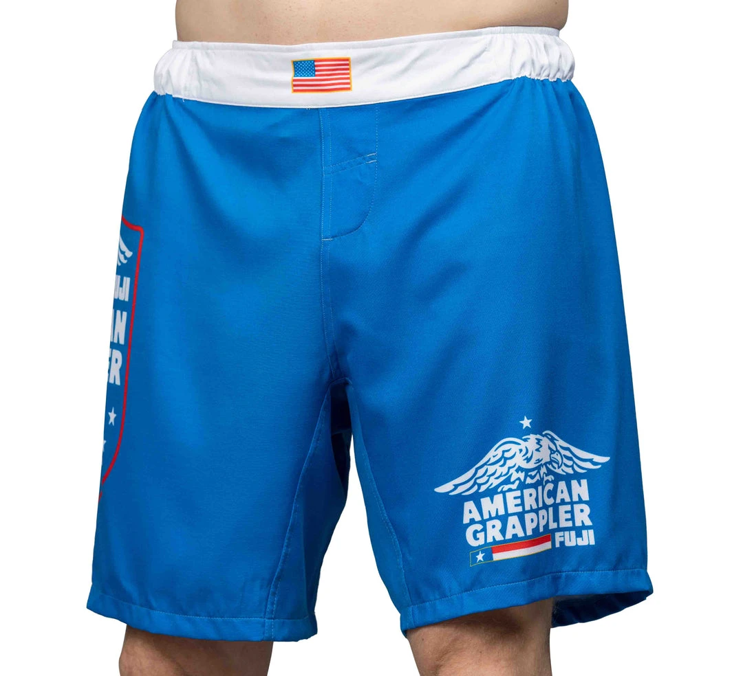IMatt Sportswear American Grappler Shorts Blue Jiu Jitsu 2 IMatt Sportswear American Grappler Shorts Blue Jiu Jitsu