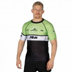 Blowout Outlet Classic Short Sleeve Rashguard Green