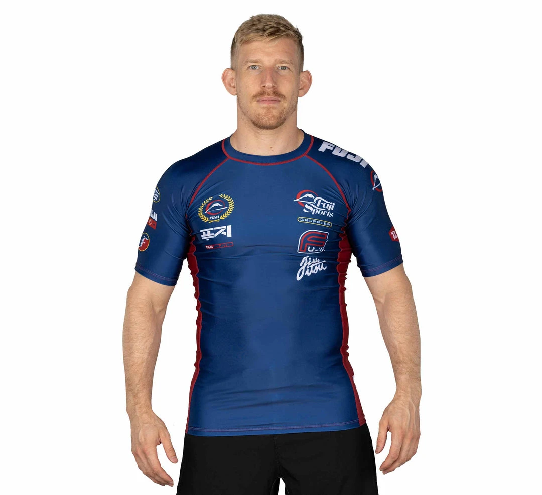 Blowout XTR Extreme Short Sleeve Rashguard Navy Outlet 2 Blowout XTR Extreme Short Sleeve Rashguard Navy Outlet