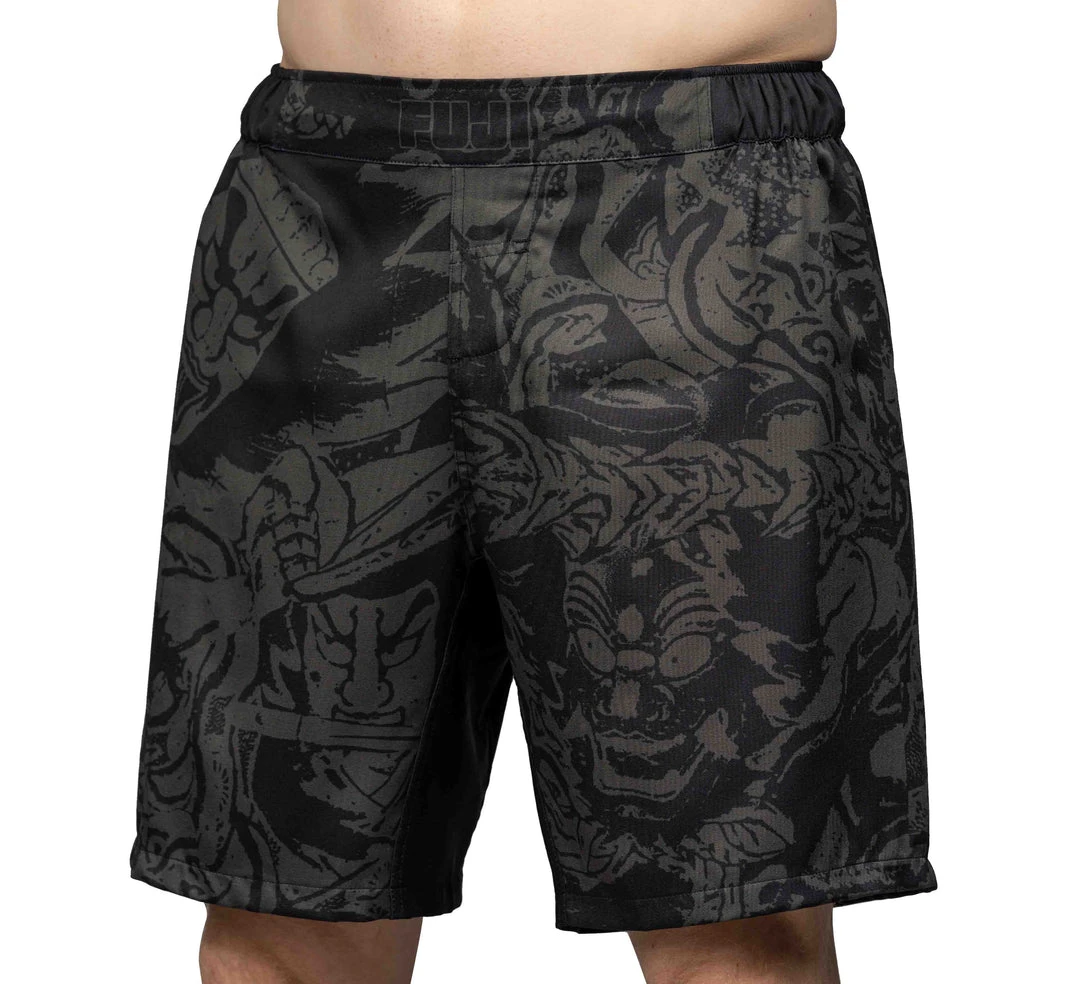 IMatt Sportswear Fighting Spirit Lightweight Shorts Black/Green Jiu Jitsu IMatt Sportswear Fighting Spirit Lightweight Shorts Black/Green Jiu Jitsu