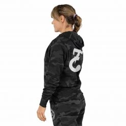 Graphic Ink Camo Womens Hoodie - ADULT SIZES