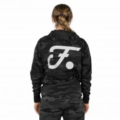 Graphic Ink Camo Womens Hoodie - ADULT SIZES