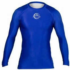BFCM Baseline Ranked Long Sleeve Rashguard Blue Jiu Jitsu
