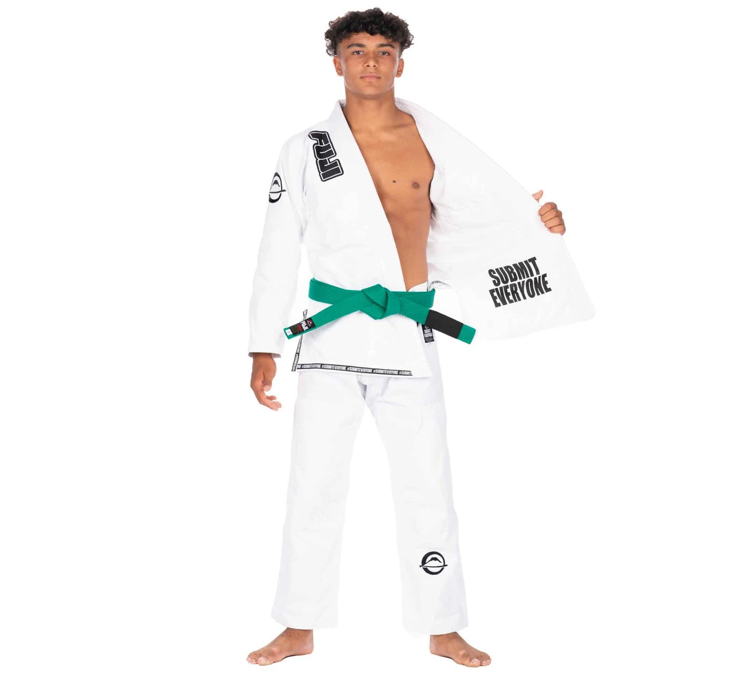 BFCM Jiu Jitsu Submit Everyone Kids White Gi 1 BFCM Jiu Jitsu Submit Everyone Kids White Gi