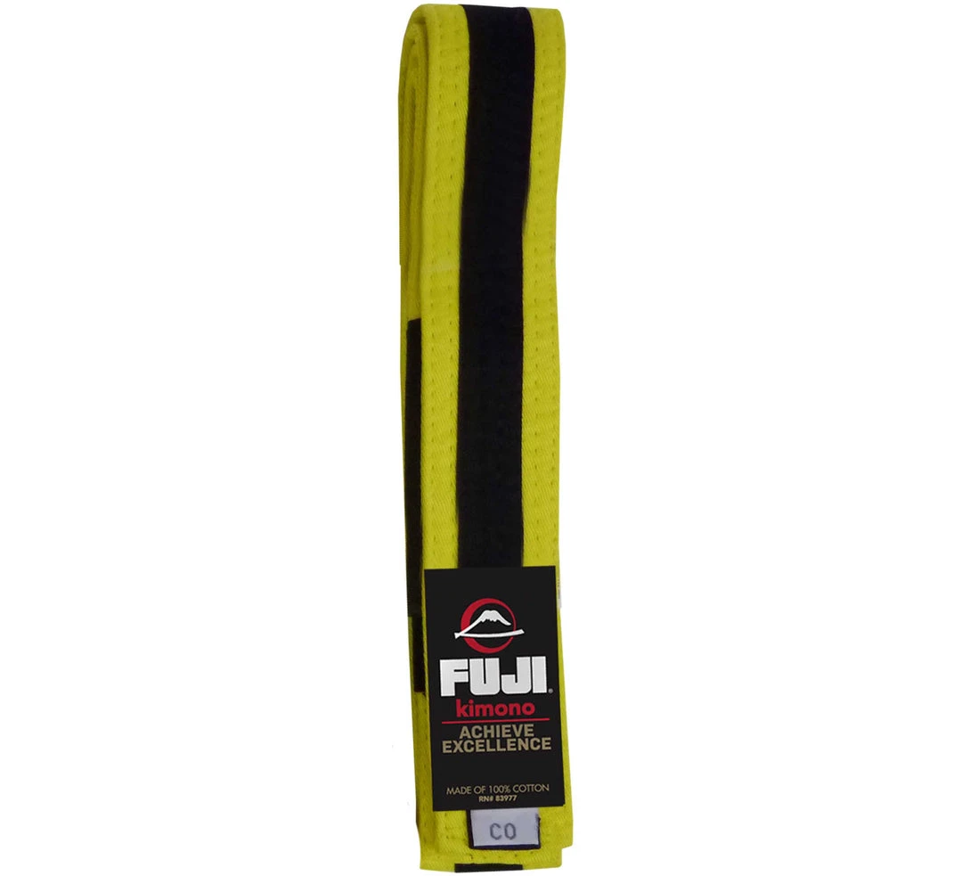 BFCM Kids Jiu Jitsu Belt Yellow/Black 1 BFCM Kids Jiu Jitsu Belt Yellow/Black