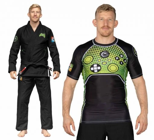 FUJI Sports Gamer Series Gi Bundle Green 3 FUJI Sports Gamer Series Gi Bundle Green