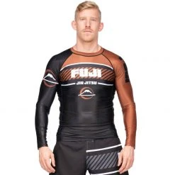 BFCM Freestyle 2.0 Long Sleeve IBJJF Ranked Rashguard Brown