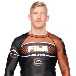 BFCM Freestyle 2.0 Long Sleeve IBJJF Ranked Rashguard Brown