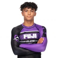 BFCM Freestyle 2.0 Long Sleeve Ranked Rashguard Purple - ADULT SIZES