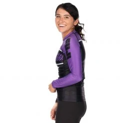 BFCM Jiu Jitsu Freestyle 2.0 Long Sleeve IBJJF Ranked Rashguard (Unisex Sizing) Purple