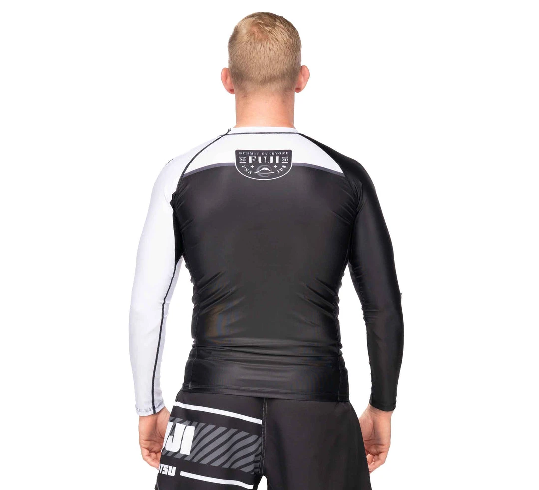 BFCM Jiu Jitsu Freestyle 2.0 Long Sleeve IBJJF Ranked Rashguard White