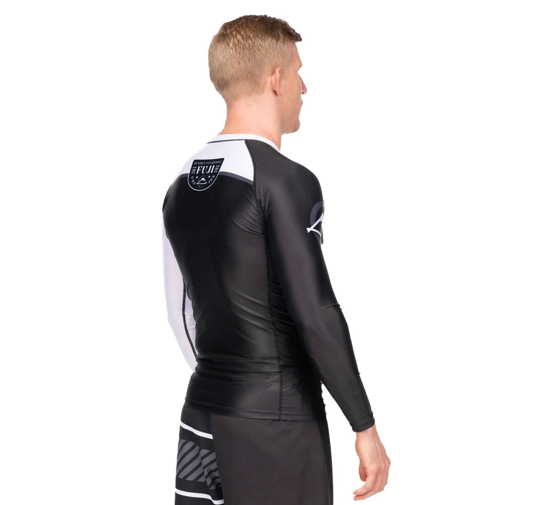 BFCM Jiu Jitsu Freestyle 2.0 Long Sleeve IBJJF Ranked Rashguard White