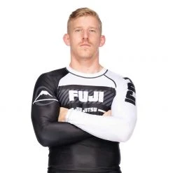BFCM Jiu Jitsu Freestyle 2.0 Long Sleeve IBJJF Ranked Rashguard White