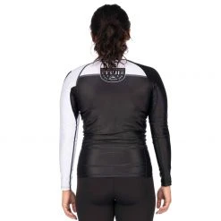 BFCM Jiu Jitsu Freestyle 2.0 Long Sleeve IBJJF Ranked Rashguard (Unisex Sizing) White
