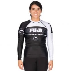 BFCM Jiu Jitsu Freestyle 2.0 Long Sleeve IBJJF Ranked Rashguard (Unisex Sizing) White