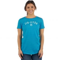BFCM Jiu-Jitsu Graphic Womens T-Shirt Turquoise Jiu Jitsu