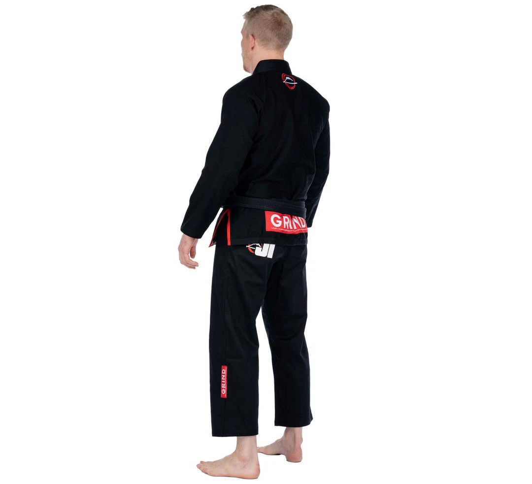 Deelux Sports Jiu Jitsu Elemental BJJ Gi Grind Black 6 Deelux Sports Jiu Jitsu Elemental BJJ Gi Grind Black