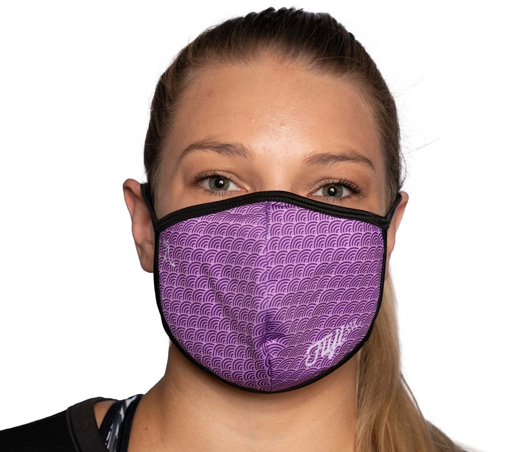 BFCM Jiu Jitsu Facemasks Purple - Packs Of 5 2 BFCM Jiu Jitsu Facemasks Purple - Packs Of 5