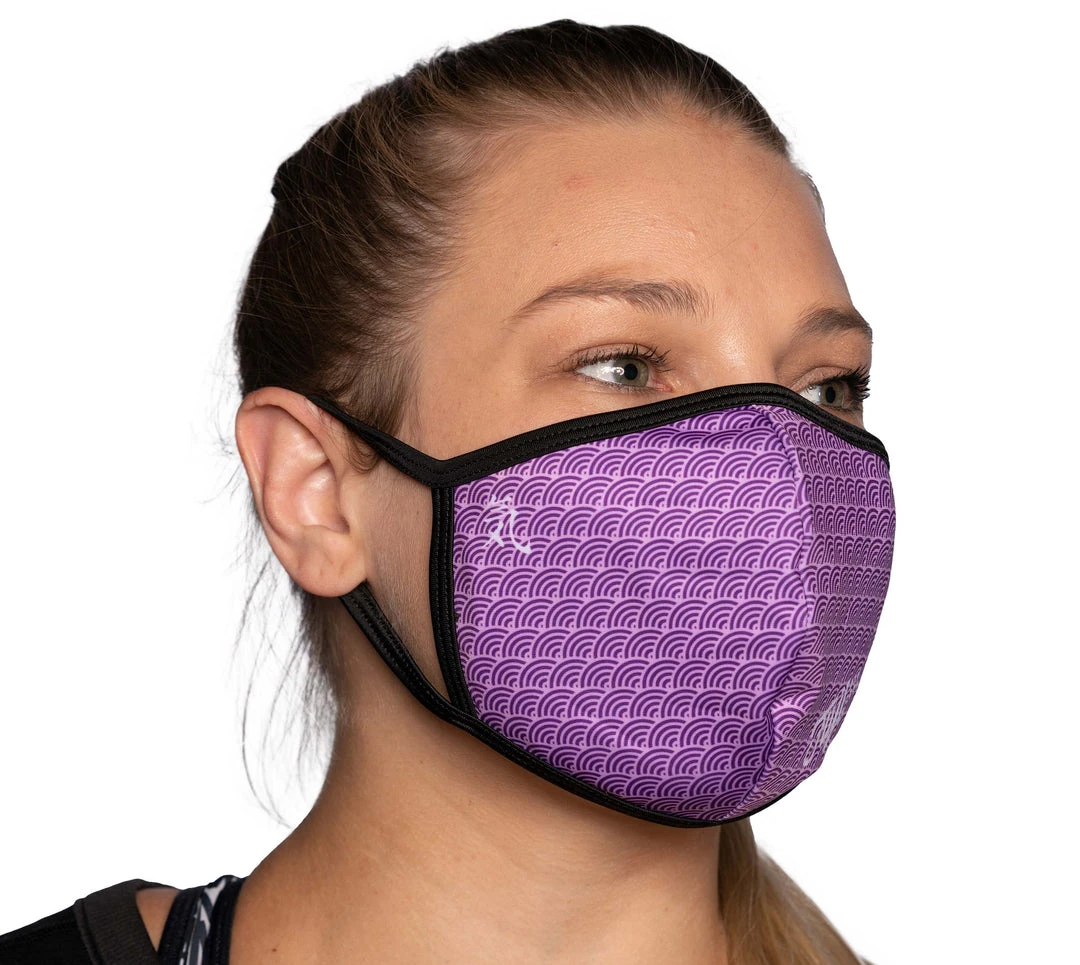 BFCM Jiu Jitsu Facemasks Purple - Packs Of 5 3 BFCM Jiu Jitsu Facemasks Purple - Packs Of 5