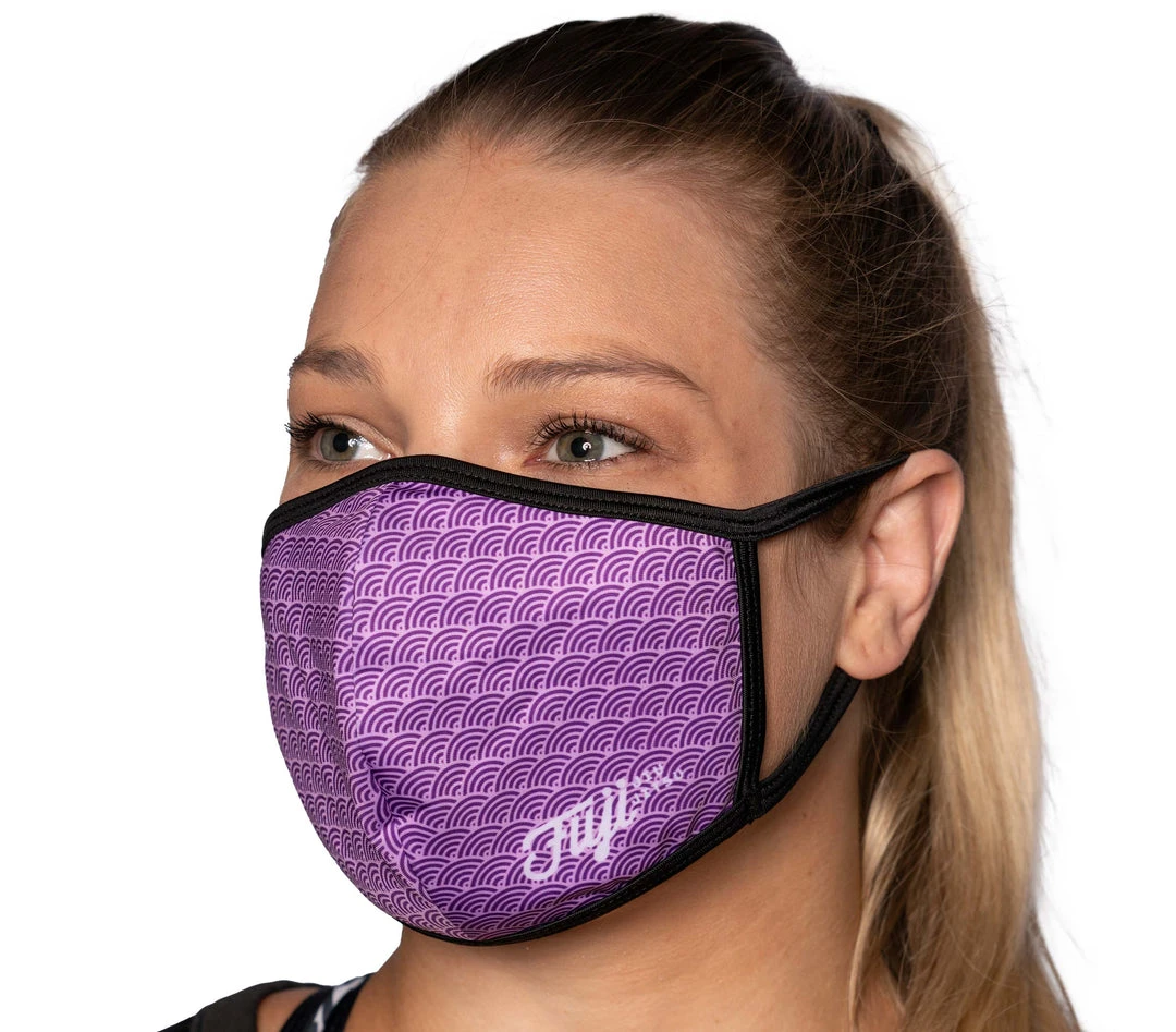 BFCM Jiu Jitsu Facemasks Purple - Packs Of 5 1 BFCM Jiu Jitsu Facemasks Purple - Packs Of 5