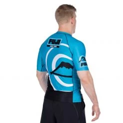 IMatt Sportswear Peak Judo Short Sleeved Rashguard Blue
