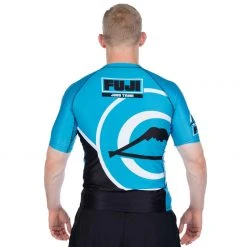 IMatt Sportswear Peak Judo Short Sleeved Rashguard Blue